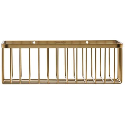 house doctor Bath Kurv 28X 11X 9.5CM BRUSHED BRASS 28X 11X 9.5CM house doctor Bath Kurv 28X 11X 9.5CM BRUSHED BRASS 28X 11X 9.5CM