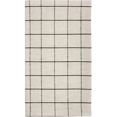 house doctor Bordløber, Hdjoin, Sort;Råhvid 140X40X0CM BLACK, OFF-WHITE 140X40X0CM house doctor Bordløber, Hdjoin, Sort;Råhvid 140X40X0CM BLACK, OFF-WHITE 140X40X0CM
