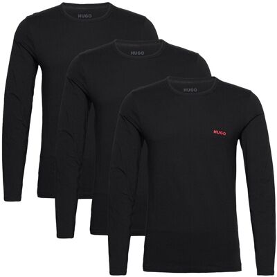 HUGO Ls-Shirt Rn Triplet M BLACK M HUGO Ls-Shirt Rn Triplet M BLACK M