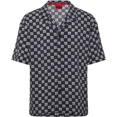 HUGO Beach Shirt Relaxed S NAVY S HUGO Beach Shirt Relaxed S NAVY S