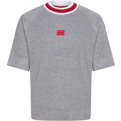 HUGO Jaxon_S/S Sweatshirt L MEDIUM GREY L HUGO Jaxon_S/S Sweatshirt L MEDIUM GREY L
