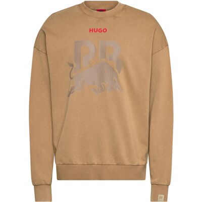 HUGO Crewneck Wash_01-Rb2 L MEDIUM BEIGE L HUGO Crewneck Wash_01-Rb2 L MEDIUM BEIGE L