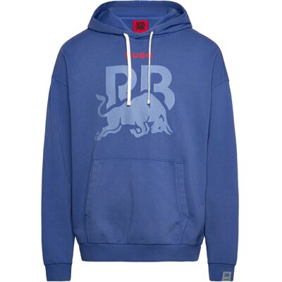 HUGO Hoodie Wash_01-Rb25 M MEDIUM BLUE M HUGO Hoodie Wash_01-Rb25 M MEDIUM BLUE M