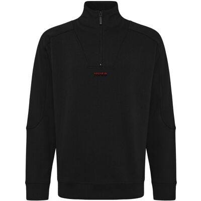 HUGO Atlas Half Zip M BLACK M HUGO Atlas Half Zip M BLACK M