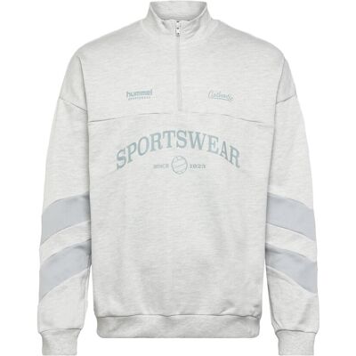 Hummel Hmloversized Halfzip Sw M LIGHT GREY MELANGE M Hummel Hmloversized Halfzip Sw M LIGHT GREY MELANGE M