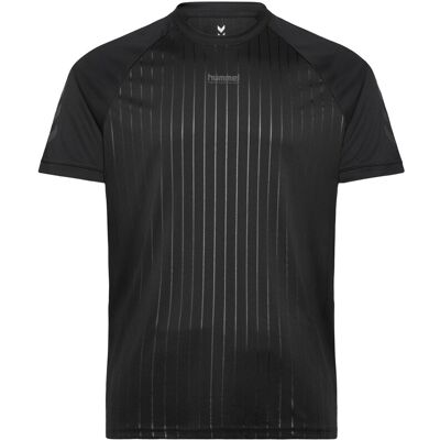Hummel Hmlpulse Stripe T-Shirt S/S XXL BLACK XXL Hummel Hmlpulse Stripe T-Shirt S/S XXL BLACK XXL