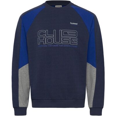Hummel Hmloversized Iconic Crew Ch L DRESS BLUES L Hummel Hmloversized Iconic Crew Ch L DRESS BLUES L