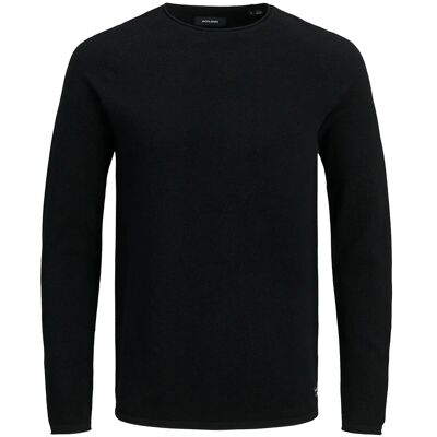 Jack & Jones Jjehill Knit Crew Neck Noos XXXL BLACK XXXL Jack & Jones Jjehill Knit Crew Neck Noos XXXL BLACK XXXL