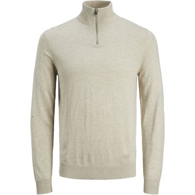 Jack & Jones Jjeemil Knit Half Zip Noos XXXL OATMEAL XXXL Jack & Jones Jjeemil Knit Half Zip Noos XXXL OATMEAL XXXL