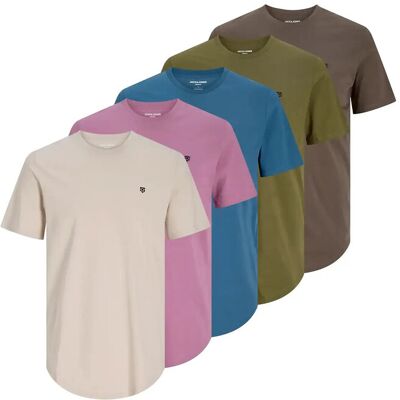 Jack & Jones Jprblabrody Tee Ss Crew Neck 5Pk Mp Noos XXL MOONBEAM XXL Jack & Jones Jprblabrody Tee Ss Crew Neck 5Pk Mp Noos XXL MOONBEAM XXL
