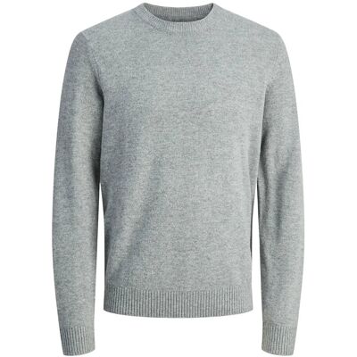 Jack & Jones Jprblulambswool Knit Crew Neck XL MEDIUM GREY MELANGE XL Jack & Jones Jprblulambswool Knit Crew Neck XL MEDIUM GREY MELANGE XL