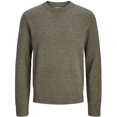 Jack & Jones Jprblulambswool Knit Crew Neck M STONE GRAY M Jack & Jones Jprblulambswool Knit Crew Neck M STONE GRAY M