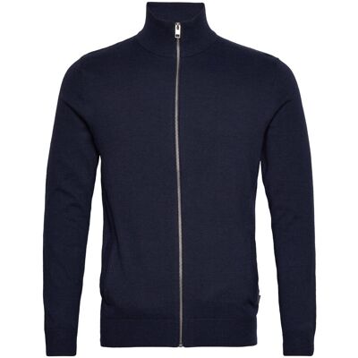 Jack & Jones Jjeemil Knit Turtle Zip Cardigan Noos XL NAVY BLAZER XL Jack & Jones Jjeemil Knit Turtle Zip Cardigan Noos XL NAVY BLAZER XL