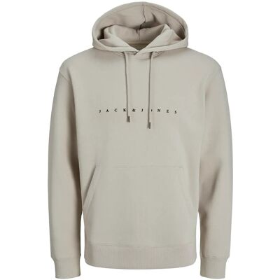 Jack & Jones Jjestar Jj Sweat Hood Noos XXXL MOONBEAM XXXL Jack & Jones Jjestar Jj Sweat Hood Noos XXXL MOONBEAM XXXL