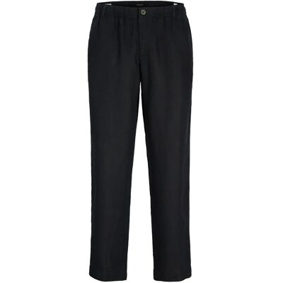 Jack & Jones Jpstkarl Lawrence Linen Chino Sn S BLACK S Jack & Jones Jpstkarl Lawrence Linen Chino Sn S BLACK S
