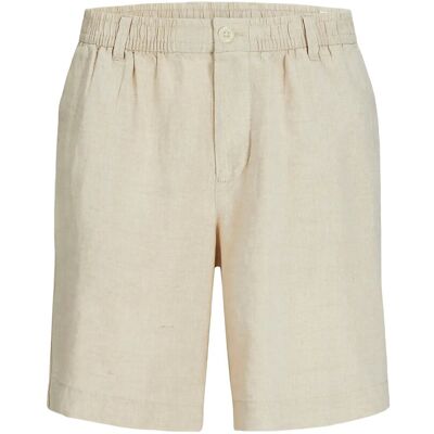 Jack & Jones Jpstbill Lawrence Linen Shorts Srt Ln S SILVER LINING S Jack & Jones Jpstbill Lawrence Linen Shorts Srt Ln S SILVER LINING S