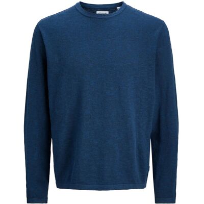 Jack & Jones Jjesummer Knit Crew Neck Sn S NAVY BLAZER S Jack & Jones Jjesummer Knit Crew Neck Sn S NAVY BLAZER S