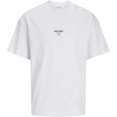 Jack & Jones Jjeurban Edge Studio Tee Ss O-Neck Noos L WHITE L Jack & Jones Jjeurban Edge Studio Tee Ss O-Neck Noos L WHITE L