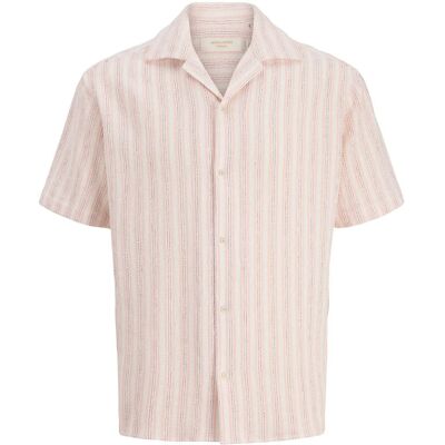Jack & Jones Jjecoba Stripe Resort Shirt Ss Sn XXL PEACH MELBA XXL Jack & Jones Jjecoba Stripe Resort Shirt Ss Sn XXL PEACH MELBA XXL