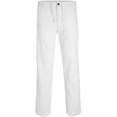 Jack & Jones Jpstkane Hybrid Bondi Linen Jogger Sn M WHITE M Jack & Jones Jpstkane Hybrid Bondi Linen Jogger Sn M WHITE M