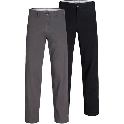 Jack & Jones Jpstkane Dave Chino 2Pk Mp Noos 28 x 30 BLACK 28 x 30 Jack & Jones Jpstkane Dave Chino 2Pk Mp Noos 28 x 30 BLACK 28 x 30