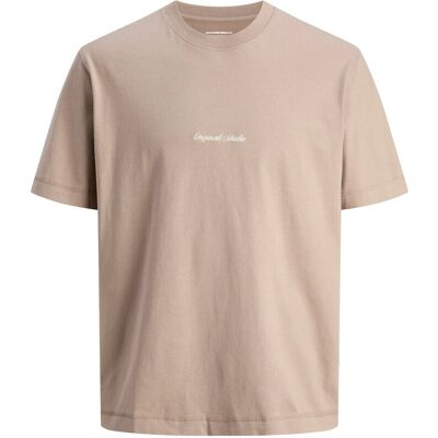 Jack & Jones Jornorrebro Emb Tee Ss Crew Neck Noos XS MOCHA MERINGUE XS Jack & Jones Jornorrebro Emb Tee Ss Crew Neck Noos XS MOCHA MERINGUE XS