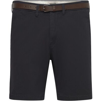 Jack & Jones Jpstadam Belted Chino Shorts Reg XL DARK NAVY XL Jack & Jones Jpstadam Belted Chino Shorts Reg XL DARK NAVY XL