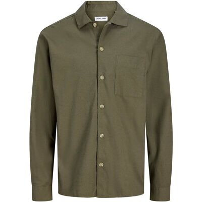 Jack & Jones Jjetristan Overshirt Ls Ln S DUSTY OLIVE S Jack & Jones Jjetristan Overshirt Ls Ln S DUSTY OLIVE S