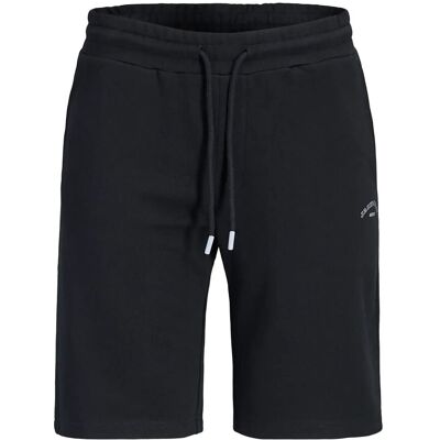 Jack & Jones Jpstgordon College Sweat Shorts Mid M BLACK M Jack & Jones Jpstgordon College Sweat Shorts Mid M BLACK M