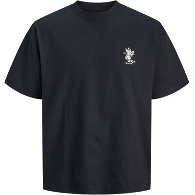 Jack & Jones Jormaine Back Tee Ss Crew Neck Sn L BLACK L Jack & Jones Jormaine Back Tee Ss Crew Neck Sn L BLACK L