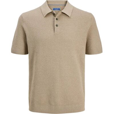 Jack & Jones Jprbluriley Knit Polo Ss Sn XL LEMON PEPPER XL Jack & Jones Jprbluriley Knit Polo Ss Sn XL LEMON PEPPER XL