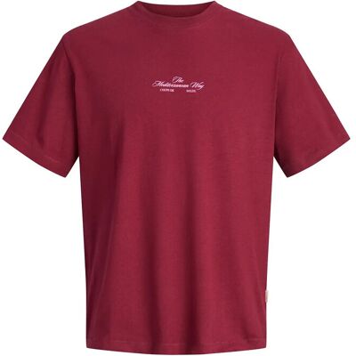 Jack & Jones Jorcassis Photo Back Tee Ss Crew Neck M CABERNET M Jack & Jones Jorcassis Photo Back Tee Ss Crew Neck M CABERNET M