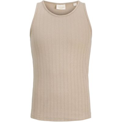 Jack & Jones Jorcotedazur Pointal Tank Top S VINTAGE KHAKI S Jack & Jones Jorcotedazur Pointal Tank Top S VINTAGE KHAKI S