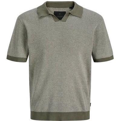 Jack & Jones Jprblahudson Knit Split Neck Ss Sn XXL SMOKEY OLIVE XXL Jack & Jones Jprblahudson Knit Split Neck Ss Sn XXL SMOKEY OLIVE XXL