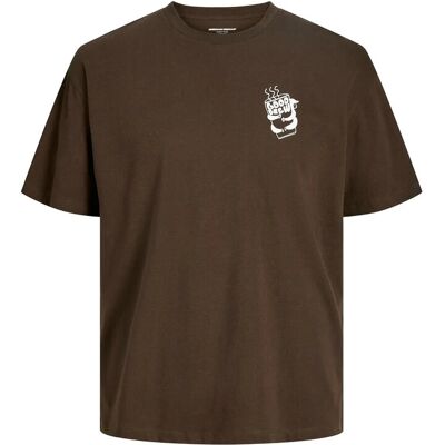 Jack & Jones Jorcoffee Tee Ss Crew Neck Styd Aw25 M CHOCOLATE BROWN M Jack & Jones Jorcoffee Tee Ss Crew Neck Styd Aw25 M CHOCOLATE BROWN M
