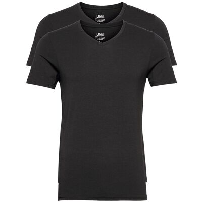 Jbs 2-Pack V-Neck Bamboo XL BLACK XL Jbs 2-Pack V-Neck Bamboo XL BLACK XL