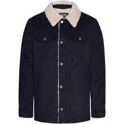 Jofama Harvey Wool Trucker Jacket 54 NAVY 54 Jofama Harvey Wool Trucker Jacket 54 NAVY 54
