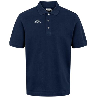 KAPPA Km Polo - Logo Life S BLUE MARINE-WHITE S KAPPA Km Polo - Logo Life S BLUE MARINE-WHITE S