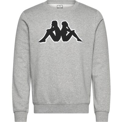 KAPPA Logo Airvit XXL GREY MD MELANGE-BLACK-WHT XXL KAPPA Logo Airvit XXL GREY MD MELANGE-BLACK-WHT XXL