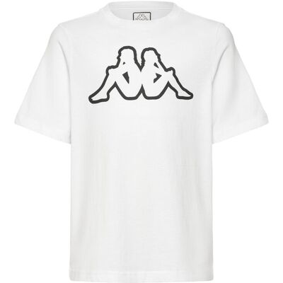 KAPPA Km - Logo Korpo Cromen L WHITE-BLACK L KAPPA Km - Logo Korpo Cromen L WHITE-BLACK L