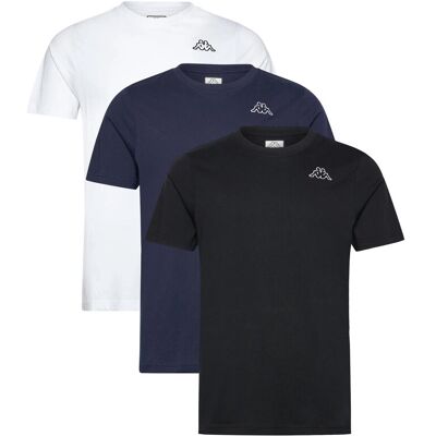 KAPPA Km Logo Cafers 3 Stk L MIX WHITE/BLACK/BLUE MARINE L KAPPA Km Logo Cafers 3 Stk L MIX WHITE/BLACK/BLUE MARINE L
