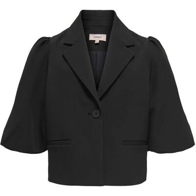 Kids Only Kogkira Puff Sleeve S/S Blazer Cs Tlr 122 BLACK 122 Kids Only Kogkira Puff Sleeve S/S Blazer Cs Tlr 122 BLACK 122