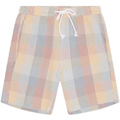 Knowledge Cotton Apparel Fig Loose Seersucker Shorts XXL MULTI CHECK XXL Knowledge Cotton Apparel Fig Loose Seersucker Shorts XXL MULTI CHECK XXL