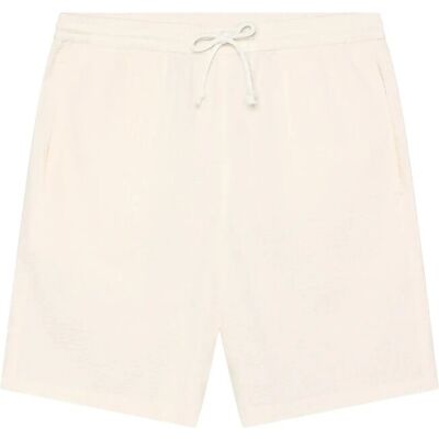 Knowledge Cotton Apparel Fig Loose Seersucker Shorts XXL EGRET XXL Knowledge Cotton Apparel Fig Loose Seersucker Shorts XXL EGRET XXL