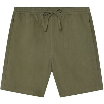 Knowledge Cotton Apparel Astral Comfort Linen Blend Shorts XXL BURNED OLIVE XXL Knowledge Cotton Apparel Astral Comfort Linen Blend Shorts XXL BURNED OLIVE XXL