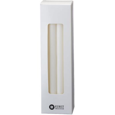Kunstindustrien Italian Church Candles, 1,3 Cm X 18 Cm, 12 Pce. H18CM WHITE H18CM Kunstindustrien Italian Church Candles, 1,3 Cm X 18 Cm, 12 Pce. H18CM WHITE H18CM