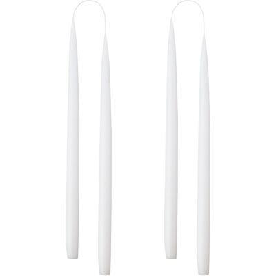 Kunstindustrien Hand Dipped Candles, 4 Pack ONE SIZE WHITE ONE SIZE Kunstindustrien Hand Dipped Candles, 4 Pack ONE SIZE WHITE ONE SIZE