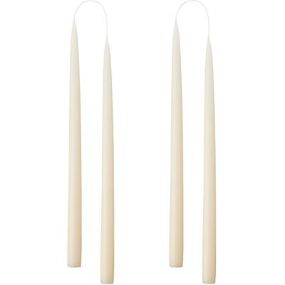 Kunstindustrien Hand Dipped Candles, 4 Pack ONE SIZE OFFWHITE ONE SIZE Kunstindustrien Hand Dipped Candles, 4 Pack ONE SIZE OFFWHITE ONE SIZE