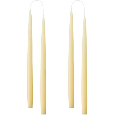 Kunstindustrien Hand Dipped Candles, 4 Pack ONE SIZE IVORY ONE SIZE Kunstindustrien Hand Dipped Candles, 4 Pack ONE SIZE IVORY ONE SIZE