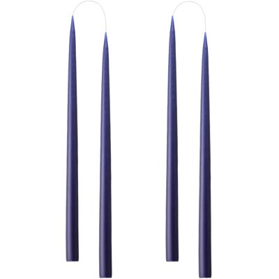 Kunstindustrien Hand Dipped Candles, 4 Pack ONE SIZE ANTIQUE BLUE ONE SIZE Kunstindustrien Hand Dipped Candles, 4 Pack ONE SIZE ANTIQUE BLUE ONE SIZE